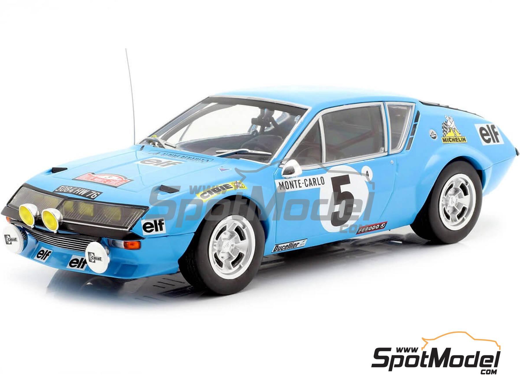 Décalcomanies 1/18 Alpine Renault A310 Therier Rallye Monte-Carlo 1975 - Neuf